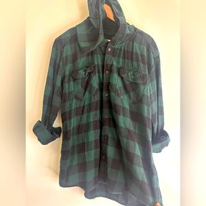 Aritzia TNA Flannel Hoodie